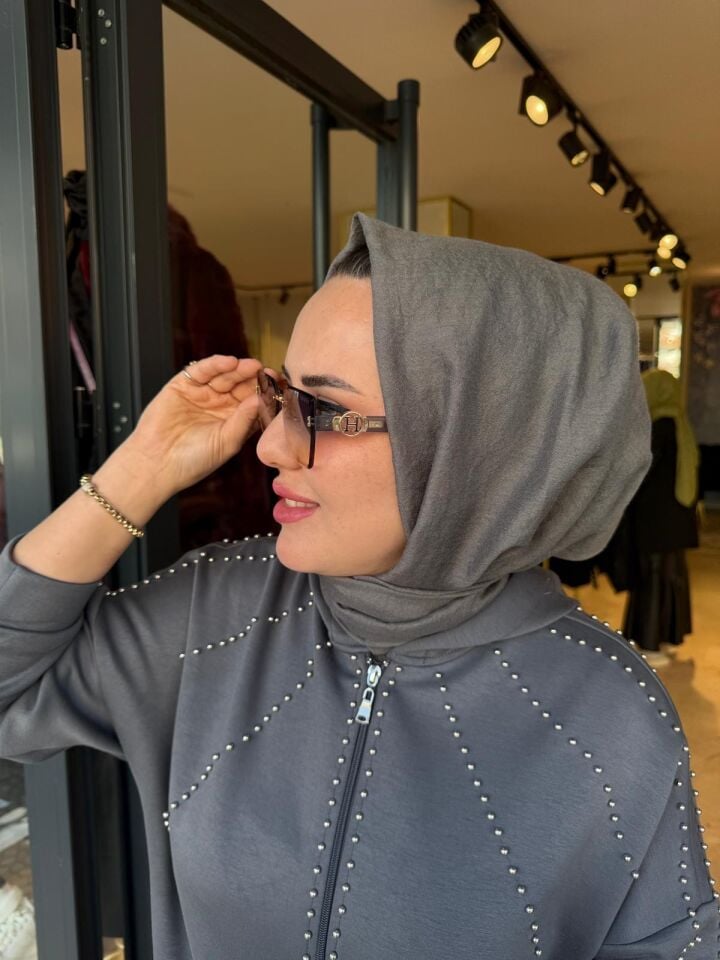 Zımba Detaylı Gri Oysho Takım